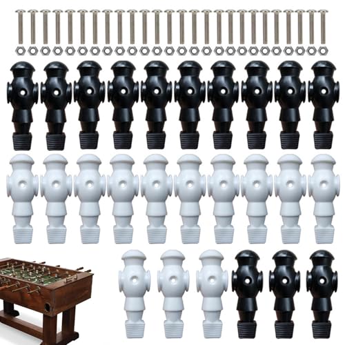 Generico Foosball Men, Table Football Men, Small Foosball Figures, Foosball Game Components, Foosball Accessories, Football Machine Figures, 26x Foosball Figures, Customizable Foosball Figures Generico Foosball Men, Table Football Men, Small Foosball Figures, Foosball Game Components, Foosball Accessories, Football Machine Figures, 26x Foosball Figures, Customizable Foosball Figures von Generisch