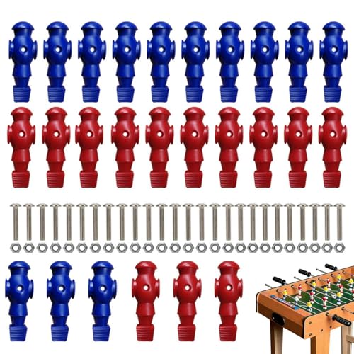 Generico Foosball Men, Table Football Men, Small Foosball Figures, Foosball Game Components, Foosball Accessories, Football Machine Figures, 26x Foosball Figures, Customizable Foosball Figures Generico Foosball Men, Table Football Men, Small Foosball Figures, Foosball Game Components, Foosball Accessories, Football Machine Figures, 26x Foosball Figures, Customizable Foosball Figures von Generisch
