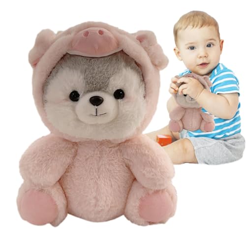 Generico Gefüllte Husky - Weiche Husky Puppe verwandelbar in Plüsch | Plüschhund für Hundeliebhaber von von Generisch