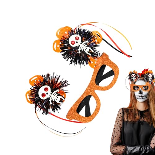 Generico Halloween Brille, Halloween Sehbrille | Lustiges und innovatives Spielzeug | Brille für Halloween Fotokabinen Gruselige Maskerade Generico Halloween Brille, Halloween Sehbrille | Lustiges und innovatives Spielzeug | Brille für Halloween Fotokabinen Gruselige Maskerade von Generisch