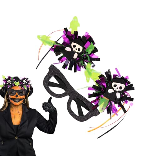 Generico Halloween Brille, Halloween Sehenswürdigkeiten Brille | Lustige und innovative Brille - Sehbrille für Halloween Fotokabinen, gruselige Maskerade Brille Generico Halloween Brille, Halloween Sehenswürdigkeiten Brille | Lustige und innovative Brille - Sehbrille für Halloween Fotokabinen, gruselige Maskerade Brille von Generisch