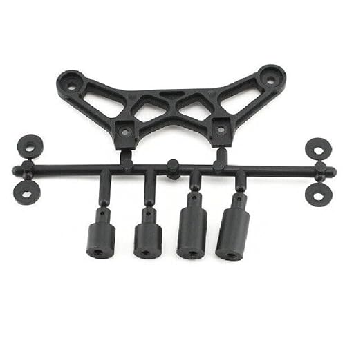 Generico Halterungen für Karosserie, Aufhängungsarme für Stoßstangen, Ersatzteile RC H0465 H0466 T0152 T0153 (H0466 Halterung für Karosserie hinten MRX4) von Generisch