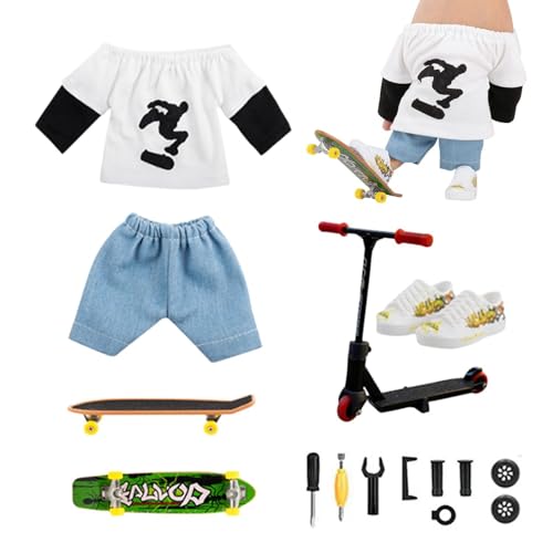 Generico Kit – Roller-Spielzeug-Set für Kinder, Rollerzubehör mit Rampen, Schuhe, Hosen, Skateboards, Geburtstagsgeschenke und Partyartikel Generico Kit – Roller-Spielzeug-Set für Kinder, Rollerzubehör mit Rampen, Schuhe, Hosen, Skateboards, Geburtstagsgeschenke und Partyartikel von Generisch