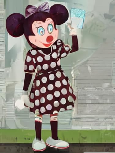 Generico Micky Maus Maskottchen-Kostüm für Erwachsene Generico Micky Maus Maskottchen-Kostüm für Erwachsene von Generisch