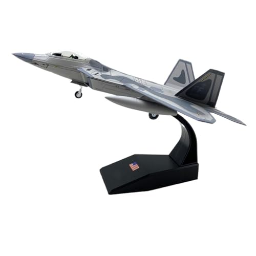 Generico Modell F-22 Raptor aus Druckgusslegierung im Maßstab 1/100 - US-Militär-Flugzeugsammelflugzeug von Generisch