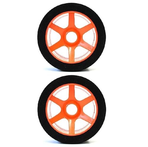 Generico Paar Räder aus Schaumstoff vorne hinten Leiter 1/18 Micro GQ MIC1C45F MIC2C30R (MIC1C45F 14 mm C1 SHORE 45) von Generisch