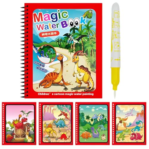 Generico Papier Ad, Wasserzeichenbuch, Book Watercolor, wiederverwendbares Aktivitätspad für Wasseraktivitäten - frühzeitiges Lernspielzeug geeignet für Kinder, Kinder Generico Papier Ad, Wasserzeichenbuch, Book Watercolor, wiederverwendbares Aktivitätspad für Wasseraktivitäten - frühzeitiges Lernspielzeug geeignet für Kinder, Kinder von Generisch