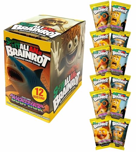 Generico Skifidol Italian Brainrot Serie Beta kosmische Halluzination, Box mit 12 Beuteln, 7 Karten pro Beutel, Sammelkartenspiel Generico Skifidol Italian Brainrot Serie Beta kosmische Halluzination, Box mit 12 Beuteln, 7 Karten pro Beutel, Sammelkartenspiel von Generisch