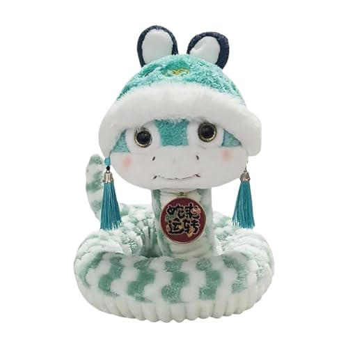 Generico Snake Plush Toy for Kids, Chinese New Year Mascot Toy, Soft Snake Doll, Chinese New Year Decoration, Chinese New Year Snake Plush Soft and Lucky Mascot Toy for Kids Room and Living Room von Generisch