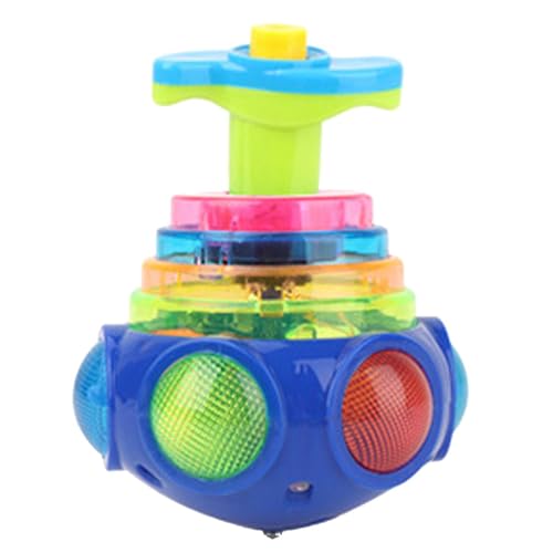 Generico Spielzeug Top Drehendes Spielzeug Spinner Spielzeug Musik Leuchtende LED Kinder Spielzeug Top Rotating Spielzeug für Mädchen Drehen Spielzeug Party Spielzeug für Kinder Erwachsene von Generisch