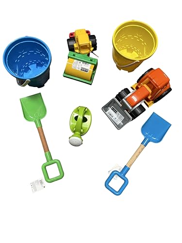 Generico Strandspielzeug-Set für Kinder, 7-teilig, Eimer und Lastwagen, mehrfarbig Generico Strandspielzeug-Set für Kinder, 7-teilig, Eimer und Lastwagen, mehrfarbig von Generisch