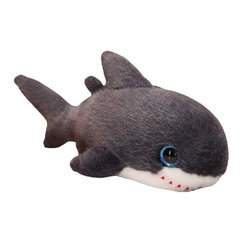 Generico Stuffed Shark Plush - Soft Sea Animal Doll, Adorable Hug Toy | Easy To Carry Creative With Realistic Fin Design, Cuddly Decorative Toy For Kids Room Bed Car Travel Display Collection Generico Stuffed Shark Plush - Soft Sea Animal Doll, Adorable Hug Toy | Easy To Carry Creative With Realistic Fin Design, Cuddly Decorative Toy For Kids Room Bed Car Travel Display Collection von Generisch