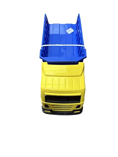 Generico Truck Spielzeug für Kinder, klappbar, Gelb und Blau, große Größe von Generisch