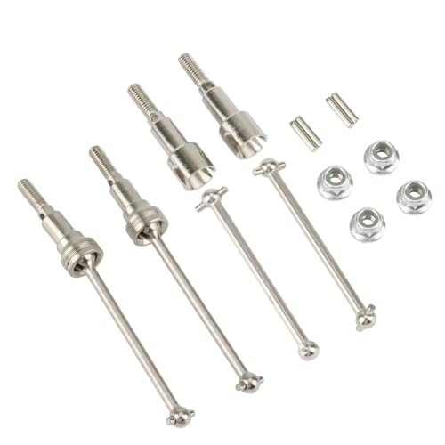 Generisch 1/16 RC -Auto Metall vorne Heckwelle Upgrade -Teile mit 16889 16889a 16890 16890A SG1601 SG1602 Modelle von Generisch