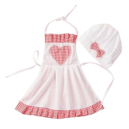 Generisch 1 Pieces Lovely Chef Outfit for Babies, Cute Chef Costume Chef Hat Apron for Babies Aged 6-24 Months, Red White Photo Prop Costume, Lace Up Cooking Clothes for Boys as a Keepsake Photo Generisch 1 Pieces Lovely Chef Outfit for Babies, Cute Chef Costume Chef Hat Apron for Babies Aged 6-24 Months, Red White Photo Prop Costume, Lace Up Cooking Clothes for Boys as a Keepsake Photo von Generisch