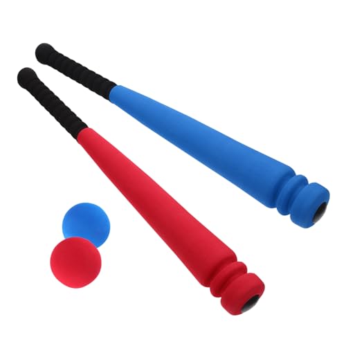 Generisch 1 Satz Baseballschläger Aus Schwamm Schaum Fledermaus Babyspielzeug Junge Sport-baseballschläger Aus Schaumstoff Baseball-t-Shirt Kleinkinderball Rot Schwamm Mit Hoher Dichte (Eva) von Generisch