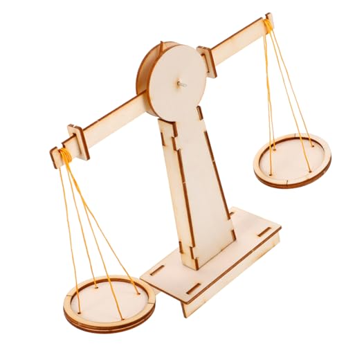 Generisch 1 Satz DIY Holzwaage Lernspielzeug Mathematik und Wissenschaft für Kreatives Basteln Entwickelt für Spielerisches Lernen und Steigerung der Konzentration von Generisch