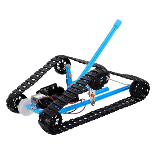 Generisch 1 Satz DIY Wissenschaftsmodell Geländewagen mit Kettenantrieb Einfache Montage für Experimente Fördert Handfertigkeit und Kreatives für Schulprojekte und Wissenschaftsunterricht von Generisch