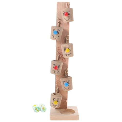 Generisch 1 Satz Flippertisch für kinderspielzeug ballspiel kugelbahn stoffball rollendes aus Glaskugeln aus Holz zum Rollen von Glaskugeln Glasbombe Generisch 1 Satz Flippertisch für kinderspielzeug ballspiel kugelbahn stoffball rollendes aus Glaskugeln aus Holz zum Rollen von Glaskugeln Glasbombe von Generisch