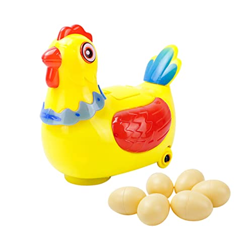 Generisch 1 Satz Hühnerei kinderspielzeug für Children Toys hühner Toys for spielzeuge Cartoon-Tierspielzeug Henne Legen Eier von Generisch