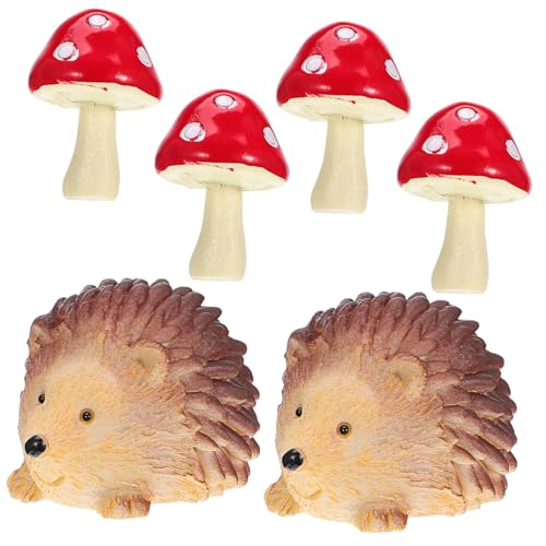 Generisch 1 Satz Igel-pilz-Set Miniatur-Igel-dekore Pilzdekor Igel Dekoration Puppenhaus-miniaturen Gartenzubehör Minigarten Mini-tierfiguren Herbst-pilz- Miniaturgarten Harz Generisch 1 Satz Igel-pilz-Set Miniatur-Igel-dekore Pilzdekor Igel Dekoration Puppenhaus-miniaturen Gartenzubehör Minigarten Mini-tierfiguren Herbst-pilz- Miniaturgarten Harz von Generisch