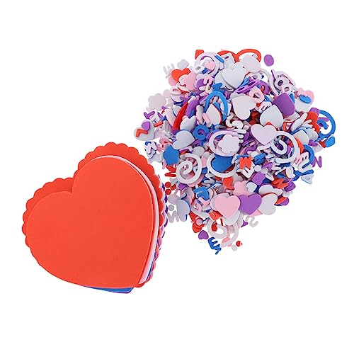 Generisch 1 Satz Liebesblasenaufkleber Deko Hochzeitsgeschenk Bastelset Partyschmuck Valentinstag Herzaufkleber Selbstklebende Herzaufkleber Herz Aufkleber Selber Machen Schaum von Generisch