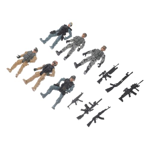 Generisch 1 Satz Militärsoldatenmodell Soldatenfiguren Mini-personenfiguren Miniaturmenschen Figuren Für Mini-People-Modelle Sandkasten-miniaturen Kleine Soldatenmodelle Plastik von Generisch