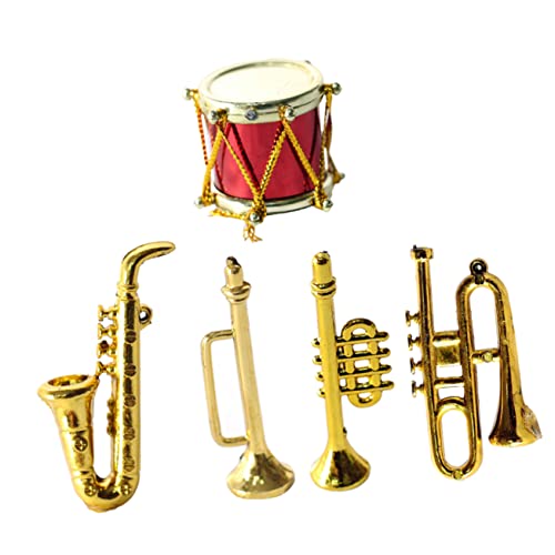 Realistisches Mini-Saxophon-modellmaterial Dekoratives Mini-hausschmuck Mini-musikinstrumente Realistisches Mini-Saxophon-modellmaterial Dekoratives Mini-hausschmuck Mini-musikinstrumente von Generisch