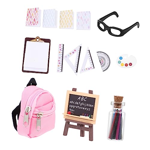 Generisch 1 Satz Mini Schulrucksack Modellset Puppenhaus Zubehör für Kreative Rollenspiele und DIY Szenen Lebendige Designs für Realistische Generisch 1 Satz Mini Schulrucksack Modellset Puppenhaus Zubehör für Kreative Rollenspiele und DIY Szenen Lebendige Designs für Realistische von Generisch