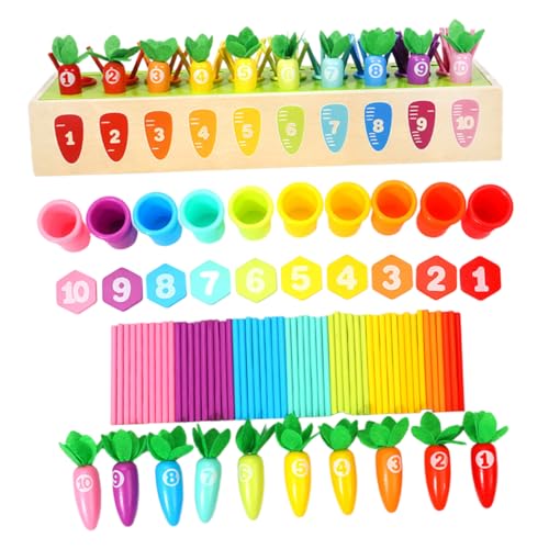 Generisch Montessori Set Für Kleinkinder Karotten Farben Zahlen Sortieren Und Zuordnen Interaktive Holzspielzeuge Für Lernspielzeug Für Zahlen Und Farben Generisch Montessori Set Für Kleinkinder Karotten Farben Zahlen Sortieren Und Zuordnen Interaktive Holzspielzeuge Für Lernspielzeug Für Zahlen Und Farben von Generisch