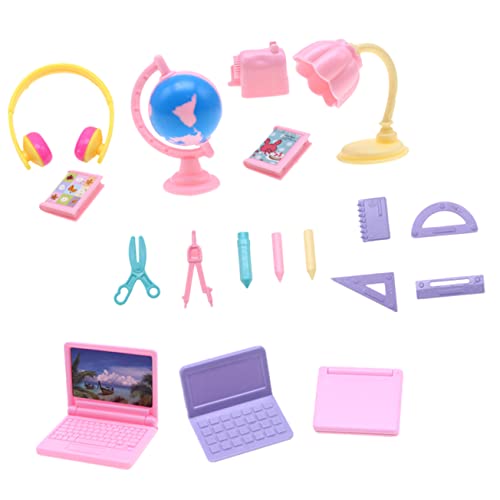 Generisch 1 Satz Puppenhaus Schulbedarf Set Teiliges Mini Schulzubehör für Einschließlich Mini Computer und Stift Kreative Rollenspiele und Puppenhaus Dekoration Generisch 1 Satz Puppenhaus Schulbedarf Set Teiliges Mini Schulzubehör für Einschließlich Mini Computer und Stift Kreative Rollenspiele und Puppenhaus Dekoration von Generisch