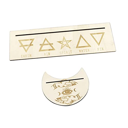 Generisch 1 Satz Tarotkartenhalter Spiel Desktop- Anbieter Steht Stand leer Kartenhalter für Tarot-Karten Mondphasen-Kartenhalter Tarotkarten-Altarständer Weissagungswerkzeug Holz Generisch 1 Satz Tarotkartenhalter Spiel Desktop- Anbieter Steht Stand leer Kartenhalter für Tarot-Karten Mondphasen-Kartenhalter Tarotkarten-Altarständer Weissagungswerkzeug Holz von Generisch