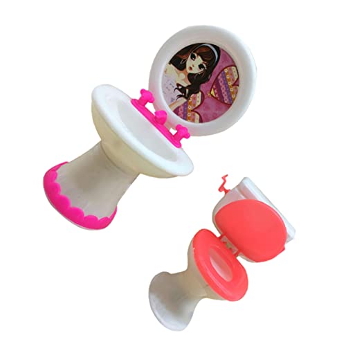 Generisch 1 Satz Waschbecken Toilette für kinderspielzeug Bathroom Furniture waschbecken Kessel Mummler Mini- -Badezimmermöbel Mini-Puppenhaus- Plastik Generisch 1 Satz Waschbecken Toilette für kinderspielzeug Bathroom Furniture waschbecken Kessel Mummler Mini- -Badezimmermöbel Mini-Puppenhaus- Plastik von Generisch