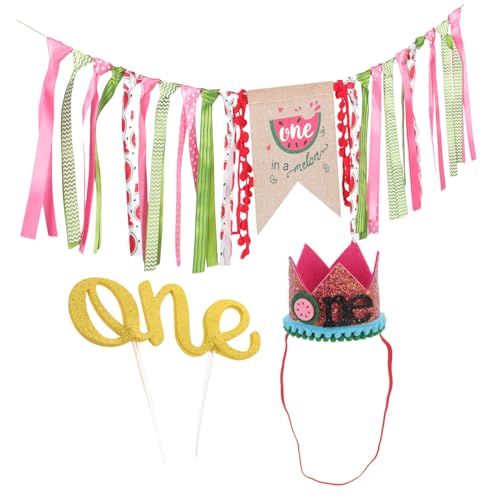 Niedliche Baby-geburtstagsdekoration 1 Set Mit Banner Kopfbedeckung Und Kuchen-requisiten Ideal Als Party-dekoration Niedliche Baby-geburtstagsdekoration 1 Set Mit Banner Kopfbedeckung Und Kuchen-requisiten Ideal Als Party-dekoration von Generisch