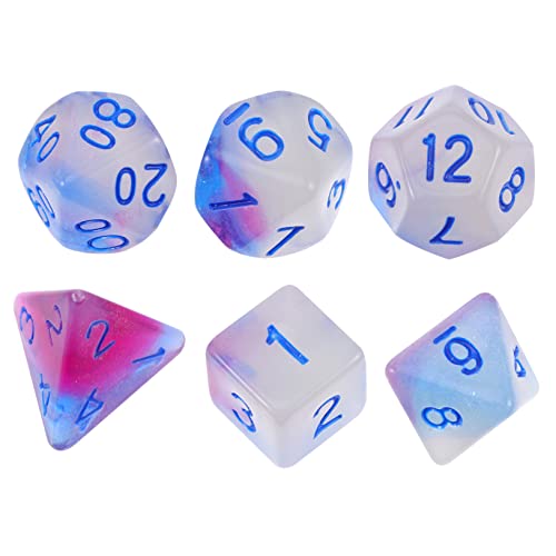 Generisch 1 Set 7 Stück Leuchtwürfel Polyedrische Würfelnummer Trpg Würfel Generisch 1 Set 7 Stück Leuchtwürfel Polyedrische Würfelnummer Trpg Würfel von Generisch