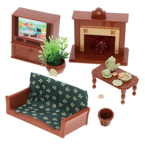 Generisch 1 Set Puppenhausspielzeug Kindermöbelzubehör Mini Möbel Miniaturen Spielhausmöbel Kunststoff Puppenhausmöbel Puppenhaus Miniatur Szenenmodell Stoff Braun Generisch 1 Set Puppenhausspielzeug Kindermöbelzubehör Mini Möbel Miniaturen Spielhausmöbel Kunststoff Puppenhausmöbel Puppenhaus Miniatur Szenenmodell Stoff Braun von Generisch