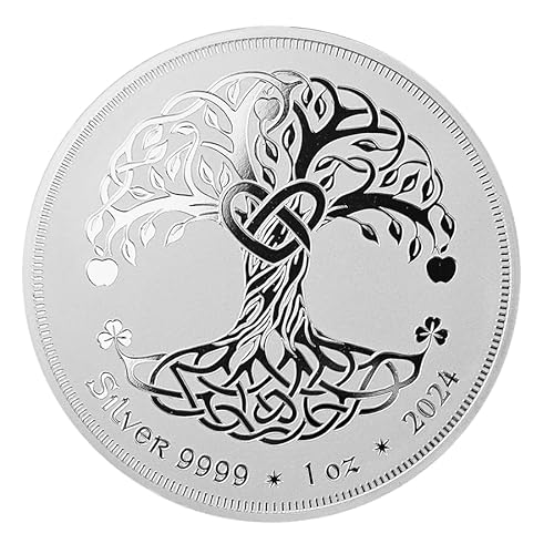 Generisch 1 Unze Silberronde Tree of Life Irland 2024, 31,1g 999,9/1000 fein in Münzkapsel Generisch 1 Unze Silberronde Tree of Life Irland 2024, 31,1g 999,9/1000 fein in Münzkapsel von Generisch