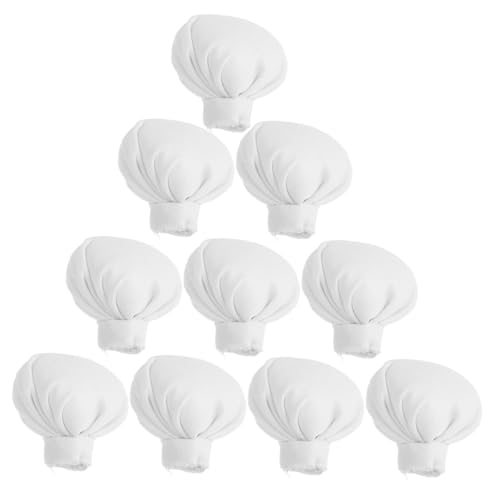 Generisch 10 Stück Niedliche Accessoires für DIY Projekte Kreative Mini Hüte für Puppenhäuser und Bastelarbeiten Stilvolle Mini Kappen für Kreative Dekorationen von Generisch