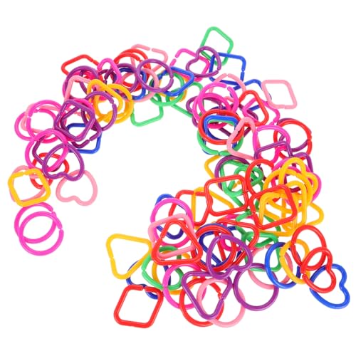 Generisch 100 Stück Geometrische Schnallenspielzeug Linkspielzeug Für Babys Kettenglieder Für Babyspielzeug Babykette Plastische Geometrische Formen DIY-link Plastik Generisch 100 Stück Geometrische Schnallenspielzeug Linkspielzeug Für Babys Kettenglieder Für Babyspielzeug Babykette Plastische Geometrische Formen DIY-link Plastik von Generisch