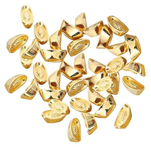 Generisch 100 Stück Ingot Dekorationen Charmante Mini für Garten Realistische Ornamente für Festliche Anlässe Mikrolandschaften Generisch 100 Stück Ingot Dekorationen Charmante Mini für Garten Realistische Ornamente für Festliche Anlässe Mikrolandschaften von Generisch