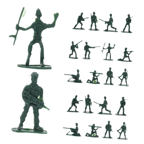 Generisch 100 Stück Mini Soldaten Figuren Realistische Militärspielzeuge für Innen und Außendekoration Leichtgewichtig für Modelleisenbahnen Generisch 100 Stück Mini Soldaten Figuren Realistische Militärspielzeuge für Innen und Außendekoration Leichtgewichtig für Modelleisenbahnen von Generisch