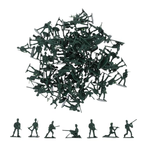 Generisch 100 Stück Soldatenfiguren Militärspielzeug für Sandtisch Dekoration Robuste Kunststoffminiaturen Detailreiche Actionfiguren für Sammeln Generisch 100 Stück Soldatenfiguren Militärspielzeug für Sandtisch Dekoration Robuste Kunststoffminiaturen Detailreiche Actionfiguren für Sammeln von Generisch