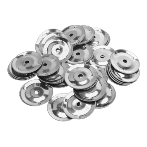 Generisch 100st Drum-kit-zubehör Austausch Der Trommelringe Jingle Bell-klingel Zubehör Für Beckenersatz Crash-Becken Ching-Ringe Tamburin-glockenläuten Splash-Becken Rostfreier Stahl Silver Generisch 100st Drum-kit-zubehör Austausch Der Trommelringe Jingle Bell-klingel Zubehör Für Beckenersatz Crash-Becken Ching-Ringe Tamburin-glockenläuten Splash-Becken Rostfreier Stahl Silver von Generisch