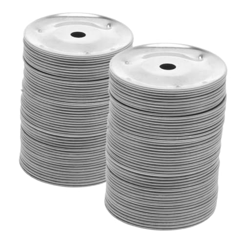 Generisch 100st Drum-kit-zubehör Beckenglocken Tamburin-glockenring Tamburin-Ring Ching-Ring Becken-zubehör Tamburin-Jingle-Effekt Metallbecken Für Schlagzeug Rostfreier Stahl Silver Generisch 100st Drum-kit-zubehör Beckenglocken Tamburin-glockenring Tamburin-Ring Ching-Ring Becken-zubehör Tamburin-Jingle-Effekt Metallbecken Für Schlagzeug Rostfreier Stahl Silver von Generisch