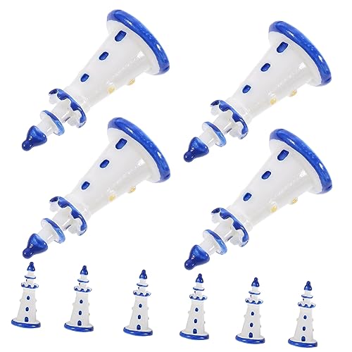 Generisch 10St Mini-Leuchtturm für kinderspielzeug Schlafzimmer deko Toys Miniatur-Puppenhaus Ocean Lighthouse Figur Leuchtturm aus Mikroharz Mikrolandschaftsdekor Blue Generisch 10St Mini-Leuchtturm für kinderspielzeug Schlafzimmer deko Toys Miniatur-Puppenhaus Ocean Lighthouse Figur Leuchtturm aus Mikroharz Mikrolandschaftsdekor Blue von Generisch