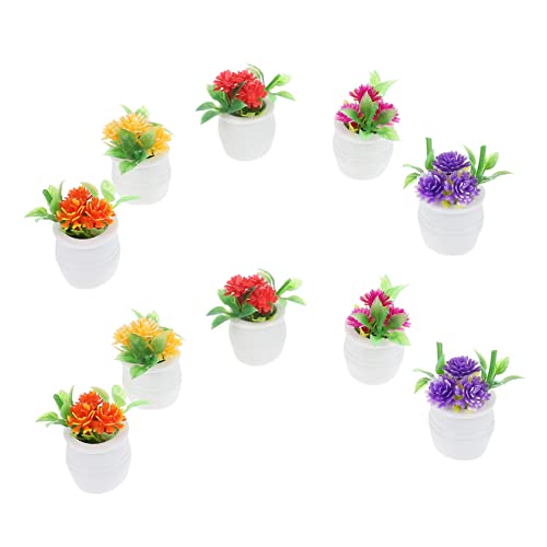 10 Stücke Mini Simulation Bonsai Pflanzen Kunststoff Miniatur Topfpflanzen Für Puppenhaus Und Garten 10 Stücke Mini Simulation Bonsai Pflanzen Kunststoff Miniatur Topfpflanzen Für Puppenhaus Und Garten von Generisch
