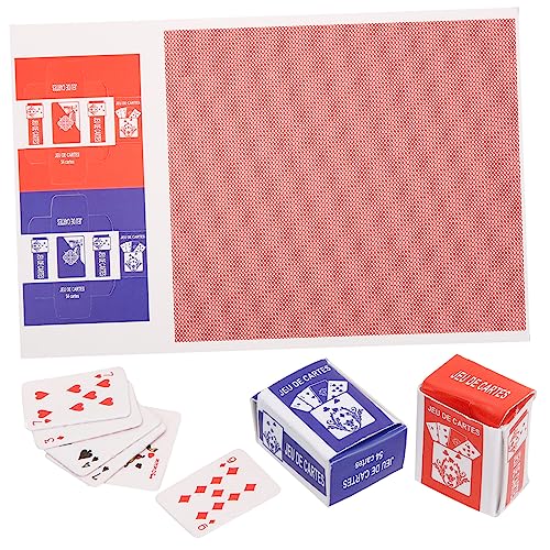 Generisch 10Stücke Teiliges Spielkarten für Puppenhäuser Dekorative Miniaturkarten aus Beschichtetem für DIY Projekte Fördert Kreativität Generisch 10Stücke Teiliges Spielkarten für Puppenhäuser Dekorative Miniaturkarten aus Beschichtetem für DIY Projekte Fördert Kreativität von Generisch