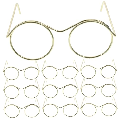 Generisch Mini-puppenbrillen 10 Stück Metallrahmen Mini-Sonnenbrillen Zum Basteln Und Puppenverkleiden Schwarz Vintage-Stil Generisch Mini-puppenbrillen 10 Stück Metallrahmen Mini-Sonnenbrillen Zum Basteln Und Puppenverkleiden Schwarz Vintage-Stil von Generisch