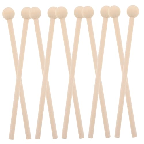 Generisch 10st Rhythmusstock Orff Schlägel Klingelstab Handgelenkglocken Boom-Sticks Schlaginstrumente Spielzeugtrommeln -musikinstrumente Glockenspielstöcke Holz Khaki Generisch 10st Rhythmusstock Orff Schlägel Klingelstab Handgelenkglocken Boom-Sticks Schlaginstrumente Spielzeugtrommeln -musikinstrumente Glockenspielstöcke Holz Khaki von Generisch