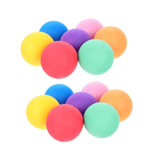 Generisch 12 Stück Weiche Spielbälle für Innen und Außenspiele Bouncy Spielzeuge für Spielplätze und Spielbereiche Bunten Farben von Generisch